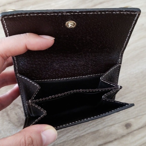 Gucci Brown Guccisima Chic Edgy Feminine Y2K Classic Wallet and Key Holder Set - Picture 3 of 5